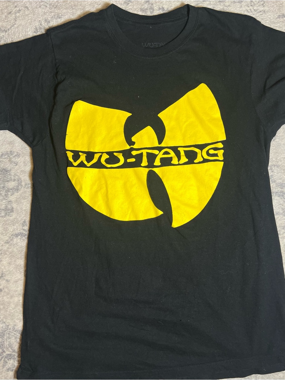 Wu-Tang Clan Yellow Logo Black T-Shirt
